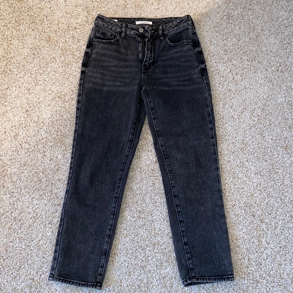 Black Pacsun Mom Jeans - Picture 1 of 4